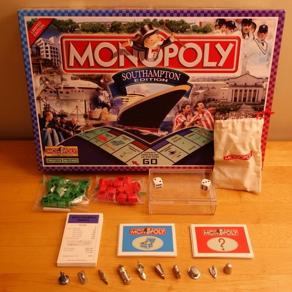Monopoly Southampton Edition Board Game 2004 Rare Edition COMPLETE - Picture 5 of 16